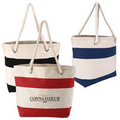 Cotton Resort Tote Bag w/ Rope Handle